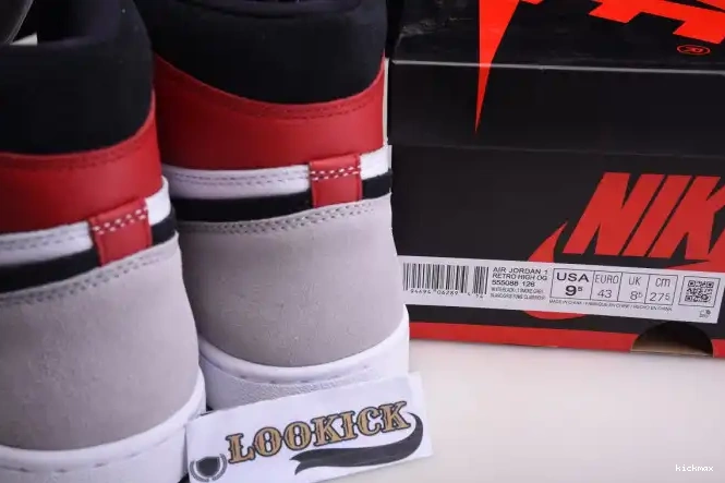 Cheap MAX OG Air 555088-126 Jordan High 1 Light Grey Smoke 0519